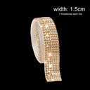 Crystal Rhinestone Ribbon Sticker Set for DIY Craft Decor Crystal Rhinestone Ribbon Sticker Set for DIY Craft Decor