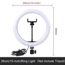 Professional Ring Light with Adjustable Tripod and Smartphone Holder Professional Ring Light with Adjustable Tripod and Smartphone Holder
