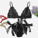 Sexy Lace Bra Brief Set: Elegant Lingerie for You Sexy Lace Bra Brief Set: Elegant Lingerie for You