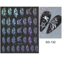 Shimmering Celestial Nail Art Decals Kit for Elegant Designs Shimmering Celestial Nail Art Decals Kit for Elegant Designs