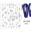 Shimmering Celestial Nail Art Decals Kit For Elegant Designs Shimmering Celestial Nail Art Decals Kit For Elegant Designs