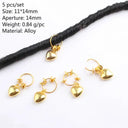 Silver Hair Rings Set for Braids Dreadlocks Extensions Silver Hair Rings Set for Braids Dreadlocks Extensions