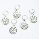 Silver Hair Rings Set For Braids Dreadlocks Extensions Silver Hair Rings Set For Braids Dreadlocks Extensions