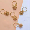 Silver Hair Rings Set for Braids Dreadlocks Extensions Silver Hair Rings Set for Braids Dreadlocks Extensions