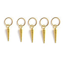 Silver Hair Rings Set for Braids Dreadlocks Extensions Silver Hair Rings Set for Braids Dreadlocks Extensions