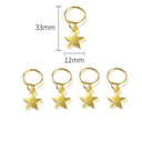 Silver Hair Rings Set For Braids Dreadlocks Extensions Silver Hair Rings Set For Braids Dreadlocks Extensions