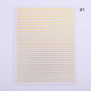 Silver Tribal 3D Nail Art Sticker Set Enhance Your Style Silver Tribal 3D Nail Art Sticker Set Enhance Your Style