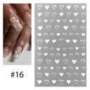 Silver Tribal 3D Nail Art Sticker Set Enhance Your Style Silver Tribal 3D Nail Art Sticker Set Enhance Your Style