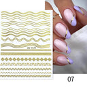 Silver Tribal 3D Nail Art Sticker Set Enhance Your Style Silver Tribal 3D Nail Art Sticker Set Enhance Your Style