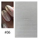 Silver Tribal 3D Nail Art Sticker Set Enhance Your Style Silver Tribal 3D Nail Art Sticker Set Enhance Your Style