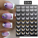 Silver Tribal 3D Nail Art Sticker Set Enhance Your Style Silver Tribal 3D Nail Art Sticker Set Enhance Your Style
