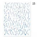 Silver Tribal 3D Nail Art Sticker Set Enhance Your Style Silver Tribal 3D Nail Art Sticker Set Enhance Your Style