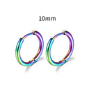 Simple Stainless Steel Hoop Earrings for Cartilage Piercings Simple Stainless Steel Hoop Earrings for Cartilage Piercings
