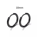 Simple Stainless Steel Hoop Earrings for Cartilage Piercings Simple Stainless Steel Hoop Earrings for Cartilage Piercings
