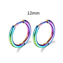 Simple Stainless Steel Hoop Earrings for Cartilage Piercings Simple Stainless Steel Hoop Earrings for Cartilage Piercings