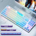 SKYLION H87 Mechanical Keyboard Vibrant Backlight Gaming SKYLION H87 Mechanical Keyboard Vibrant Backlight Gaming