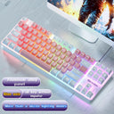 SKYLION H87 Mechanical Keyboard Vibrant Backlight Gaming SKYLION H87 Mechanical Keyboard Vibrant Backlight Gaming