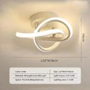 LED Ceiling Light: Modern Dual Rings Illuminate Fixture LED Ceiling Light: Modern Dual Rings Illuminate Fixture