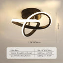 LED Ceiling Light: Modern Dual Rings Illuminate Fixture LED Ceiling Light: Modern Dual Rings Illuminate Fixture