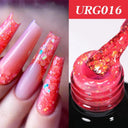 Snowflake Glitter Gel Nail Polish Sparkling Snow Nails Set Snowflake Glitter Gel Nail Polish Sparkling Snow Nails Set