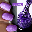 Snowflake Glitter Gel Nail Polish Sparkling Snow Nails Set Snowflake Glitter Gel Nail Polish Sparkling Snow Nails Set