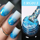 Snowflake Glitter Gel Nail Polish Sparkling Snow Nails Set Snowflake Glitter Gel Nail Polish Sparkling Snow Nails Set