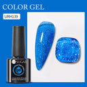 Snowflake Glitter Gel Nail Polish Sparkling Snow Nails Set Snowflake Glitter Gel Nail Polish Sparkling Snow Nails Set