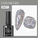 Snowflake Glitter Gel Nail Polish Sparkling Snow Nails Set Snowflake Glitter Gel Nail Polish Sparkling Snow Nails Set