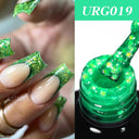 Snowflake Glitter Gel Nail Polish Sparkling Snow Nails Set Snowflake Glitter Gel Nail Polish Sparkling Snow Nails Set