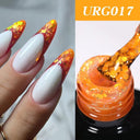 Snowflake Glitter Gel Nail Polish Sparkling Snow Nails Set Snowflake Glitter Gel Nail Polish Sparkling Snow Nails Set