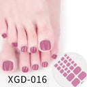 Solid Color Toe Nail Stickers for Stylish DIY Pedicures Solid Color Toe Nail Stickers for Stylish DIY Pedicures