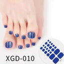 Solid Color Toe Nail Stickers for Stylish DIY Pedicures Solid Color Toe Nail Stickers for Stylish DIY Pedicures