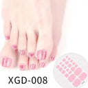 Solid Color Toe Nail Stickers for Stylish DIY Pedicures Solid Color Toe Nail Stickers for Stylish DIY Pedicures