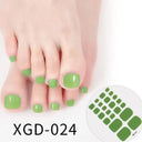 Solid Color Toe Nail Stickers for Stylish DIY Pedicures Solid Color Toe Nail Stickers for Stylish DIY Pedicures