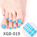 Solid Color Toe Nail Stickers for Stylish DIY Pedicures Solid Color Toe Nail Stickers for Stylish DIY Pedicures