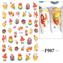 Sparkling 3D Christmas Nail Art Stickers for Holiday Glamour Sparkling 3D Christmas Nail Art Stickers for Holiday Glamour