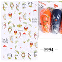 Sparkling 3D Christmas Nail Art Stickers for Holiday Glamour Sparkling 3D Christmas Nail Art Stickers for Holiday Glamour