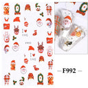 Sparkling 3D Christmas Nail Art Stickers for Holiday Glamour Sparkling 3D Christmas Nail Art Stickers for Holiday Glamour