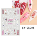 Sparkling 3D Christmas Nail Art Stickers for Holiday Glamour Sparkling 3D Christmas Nail Art Stickers for Holiday Glamour