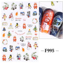Sparkling 3D Christmas Nail Art Stickers for Holiday Glamour Sparkling 3D Christmas Nail Art Stickers for Holiday Glamour