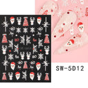 Sparkling 5D Christmas Nail Art Stickers for Winter Nails Sparkling 5D Christmas Nail Art Stickers for Winter Nails