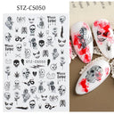 Sparkling 5D Christmas Nail Art Stickers for Winter Nails Sparkling 5D Christmas Nail Art Stickers for Winter Nails