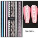 Sparkling 5D Christmas Nail Art Stickers for Winter Nails Sparkling 5D Christmas Nail Art Stickers for Winter Nails