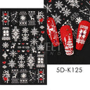 Sparkling 5D Christmas Nail Art Stickers for Winter Nails Sparkling 5D Christmas Nail Art Stickers for Winter Nails