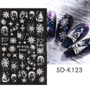 Sparkling 5D Christmas Nail Art Stickers for Winter Nails Sparkling 5D Christmas Nail Art Stickers for Winter Nails