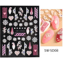 Sparkling 5D Christmas Nail Art Stickers for Winter Nails Sparkling 5D Christmas Nail Art Stickers for Winter Nails