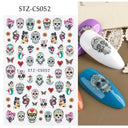 Sparkling 5D Christmas Nail Art Stickers for Winter Nails Sparkling 5D Christmas Nail Art Stickers for Winter Nails