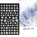 Sparkling 5D Christmas Nail Art Stickers for Winter Nails Sparkling 5D Christmas Nail Art Stickers for Winter Nails