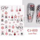 Sparkly Winter Nail Decals 3D Gold Snowflakes Trees Sparkly Winter Nail Decals 3D Gold Snowflakes Trees