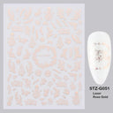 Sparkly Winter Nail Decals 3D Gold Snowflakes Trees Sparkly Winter Nail Decals 3D Gold Snowflakes Trees